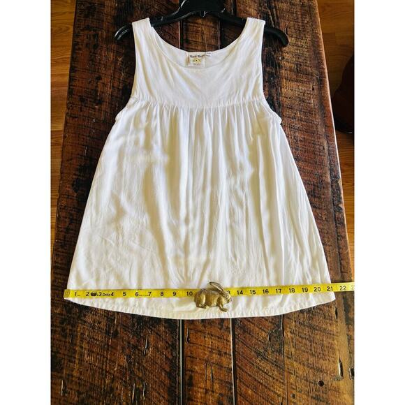 Pristine White Batik Ball Sleeveless Rayon top Size Small/Medium-Not For Sale - Picture 8 of 13